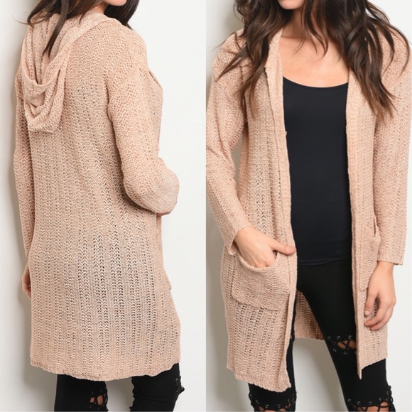 BLUSH CARDIGAN HOODIE - Picture 2 of 9